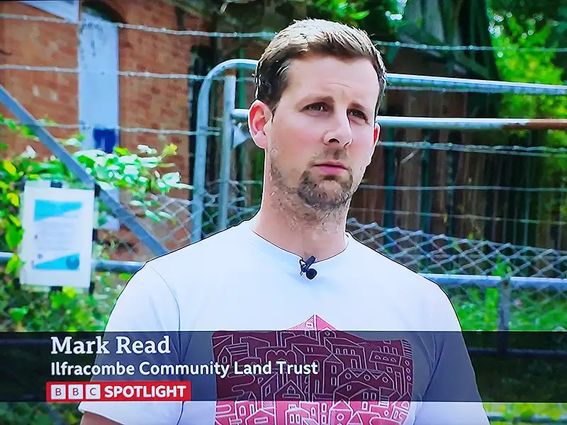 Mark Read pictured at the Bicclescome site